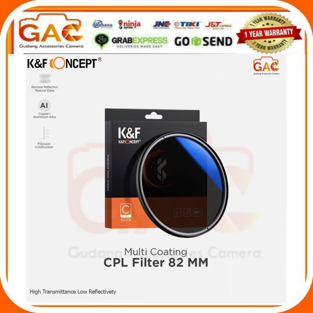 Filter MC CPL 82mm Filter Multi Coating K&amp;F Concept