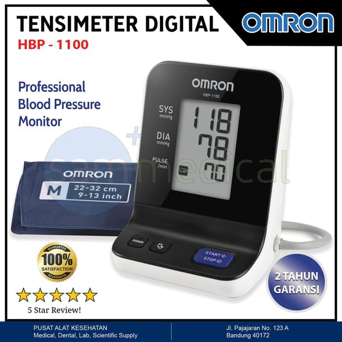 Promo Alkes - OMRON HBP   1100 Tensimeter Digital Professional BPM