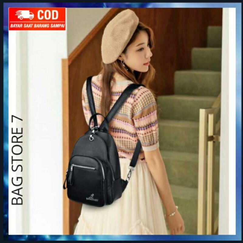 TAS RANSEL KOREAN STYLE MULTI FUNGSI WANITA CEWEK REMAJA PEREMPUAN IMPORT KOREA BATAM BRANDED MINI T