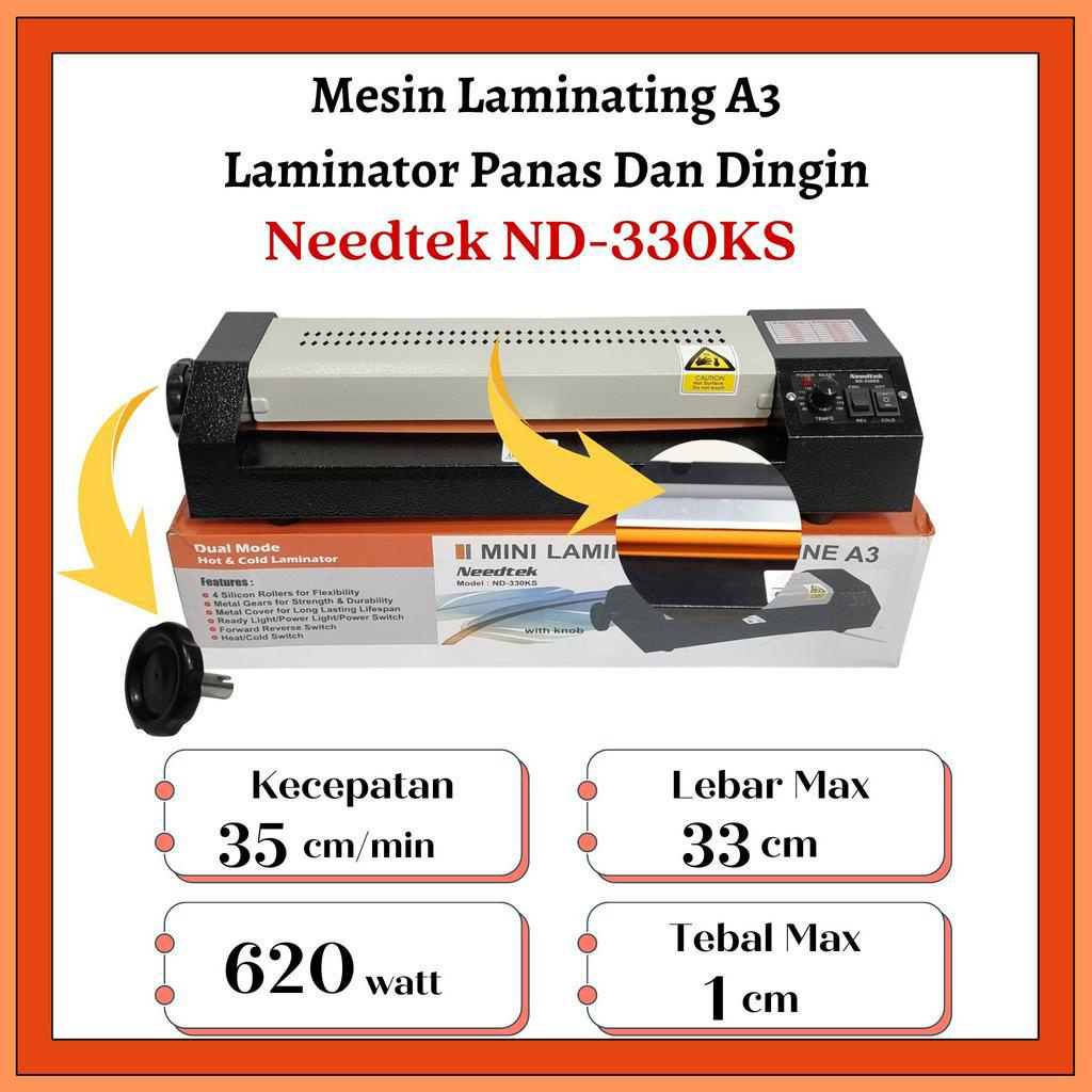 

Mesin Laminating Needtek ND330KS Ukuran A3