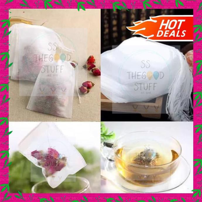 Paper Bag Tea 100 PCS/ Kantong Teh Celup / Filter Kertas Teh