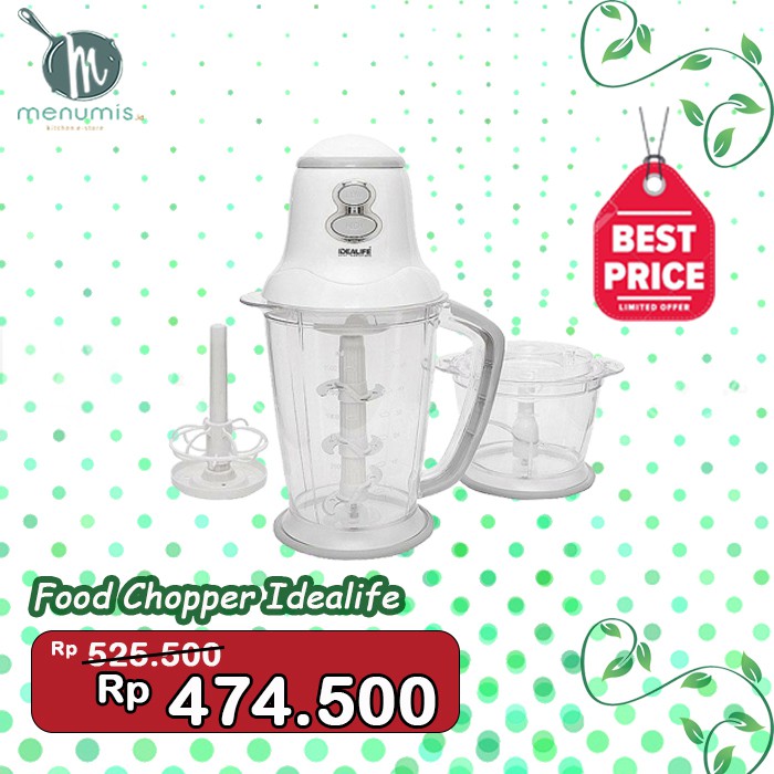 IDEALIFE Food Chopper IL-219
