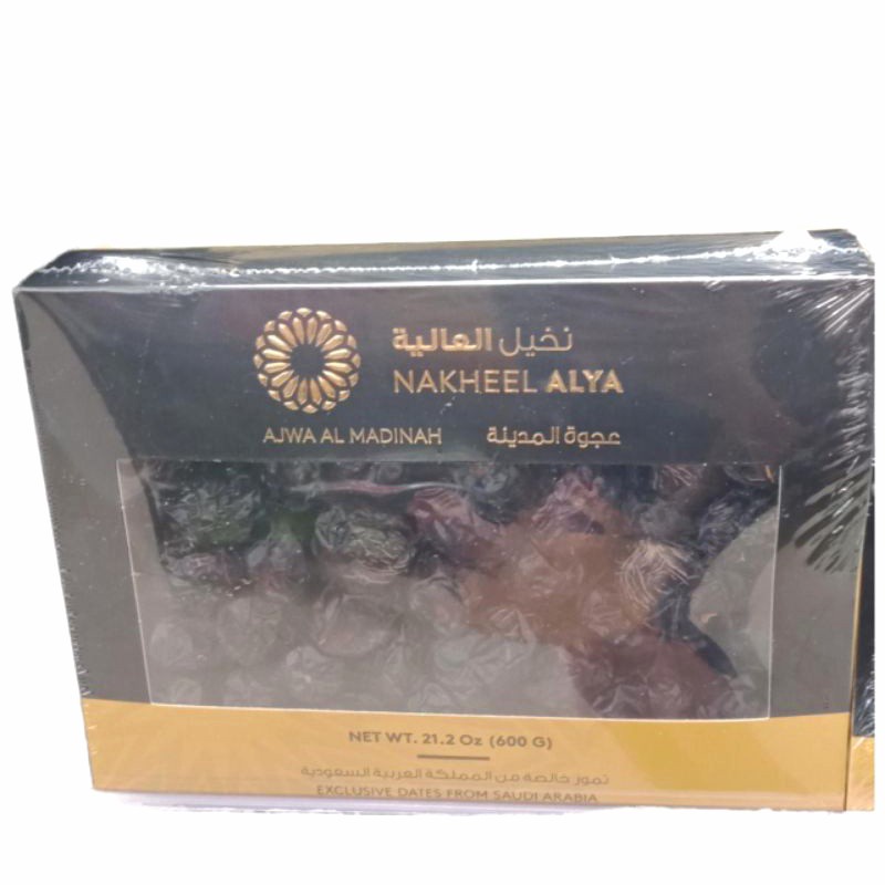 

Kurma Ajwa Al Madinah 600gr Kurma Nakheel Alya Kurma Arab saudi
