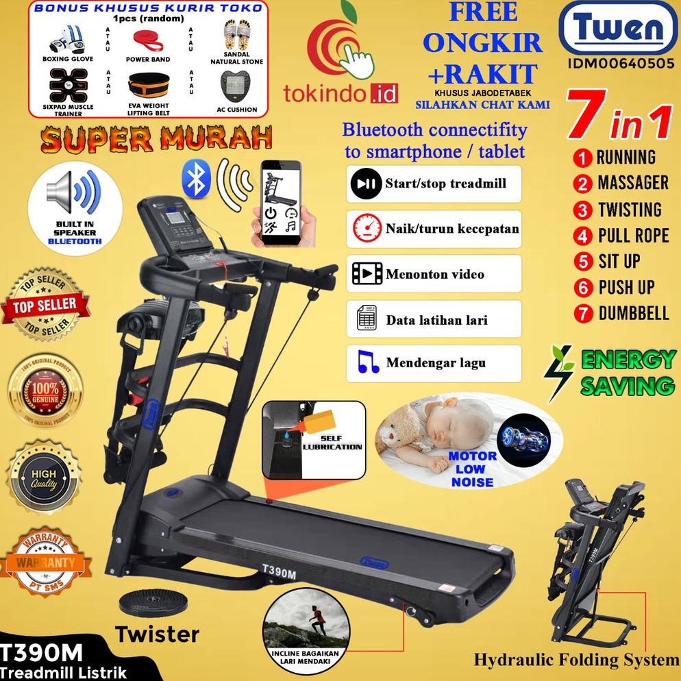 Treadmill Twen T309MH/T390M Treadmill Listrik Treadmill Elektrik Treadmill Multifunction
