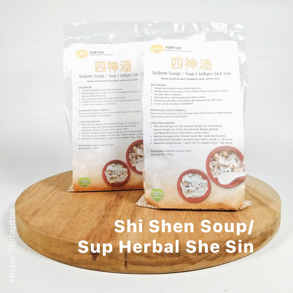 

Shi Shen Soup / Sup Tonik Sehat Herbal She Sin