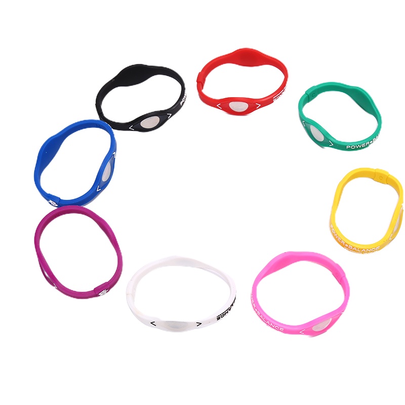 &lt; E2id &amp; &gt; Power Balance Energy Gelang Kesehatan Bahan Silikon Untuk Olahraga