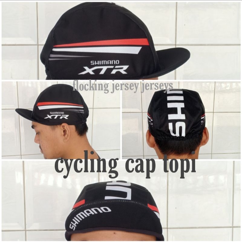 cycling cap topi sepeda topi seli
