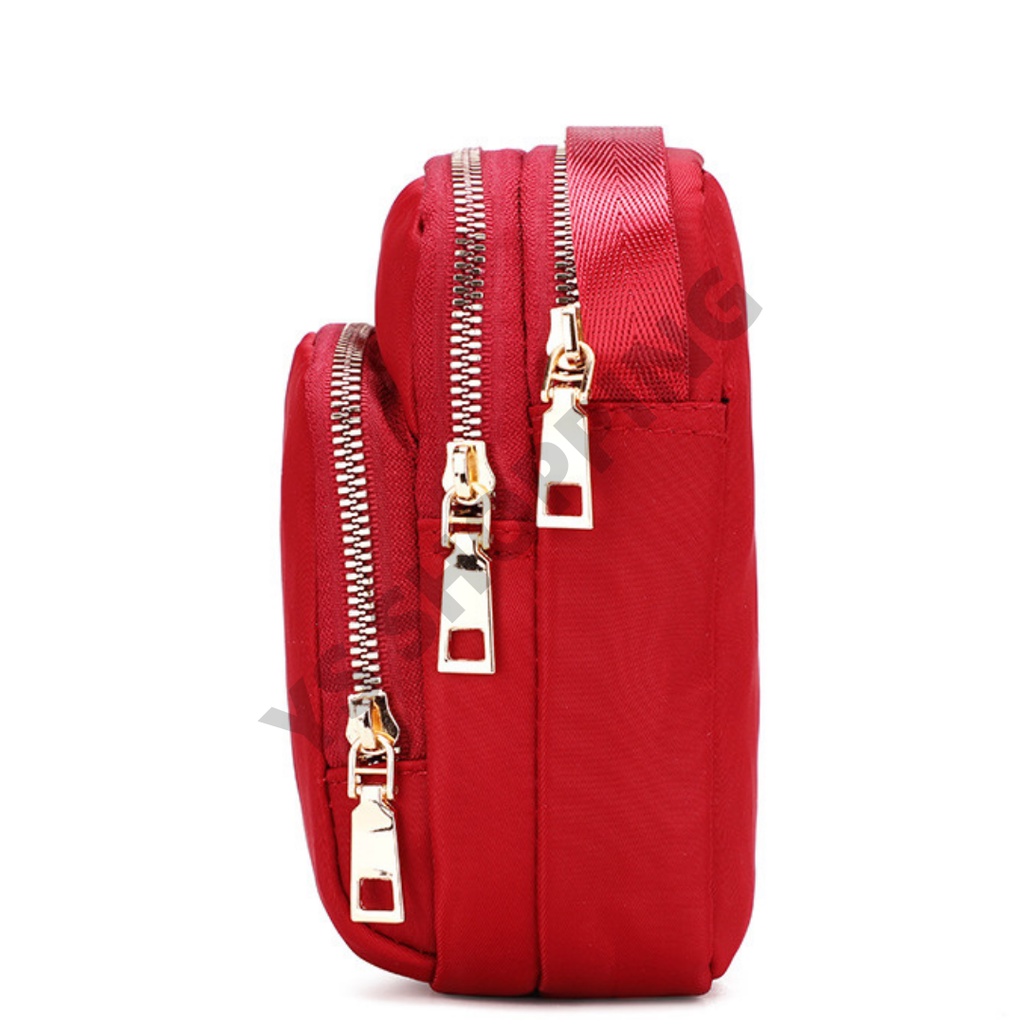 Tas Wanita Nylon Waterproof Sling Bag / Tas Selempang Wanita Korean TW3117