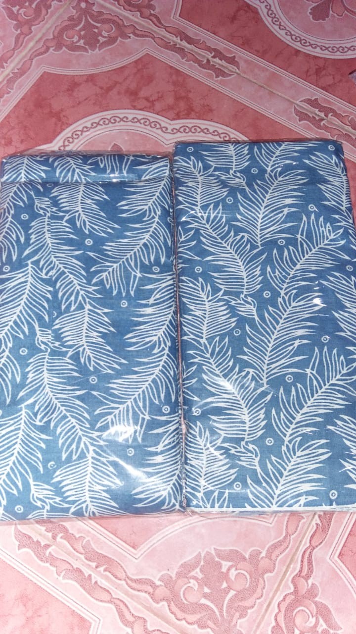 Cf Kain Batik Printing Serian Monocrom Indigo New Modern Adem Halus Putrabrawijaya Batik Pekalongan