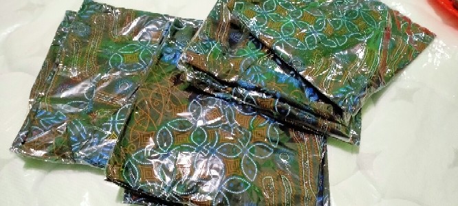 Bswart Batik Hrb026 Kenongo Hem Pendek Padi Pekalongan M L Xl Batik Pria Murah Modern Grosir