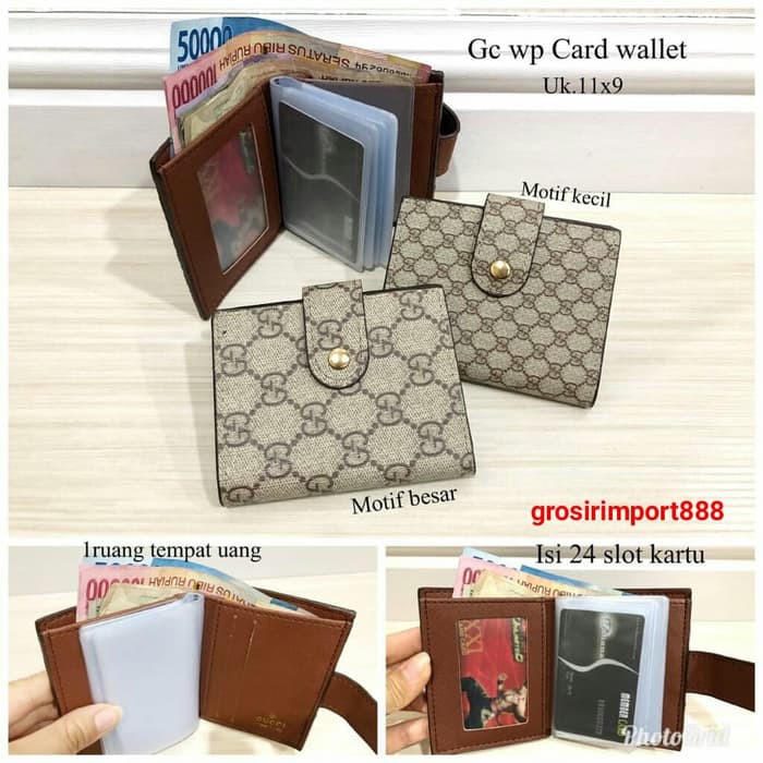 Dompet kartu/Card wallet Gucci waterproof