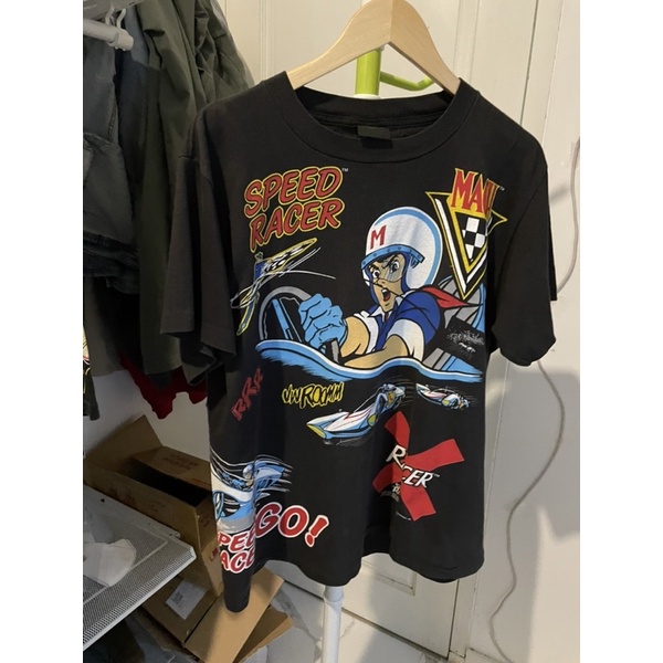 Vintage Speed Racer Changes Tag L Kaos