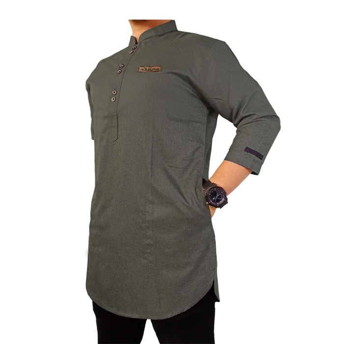 AZLINA ID Baju koko kurta   terbaru 2021 fashion muslim atasan muslim pria