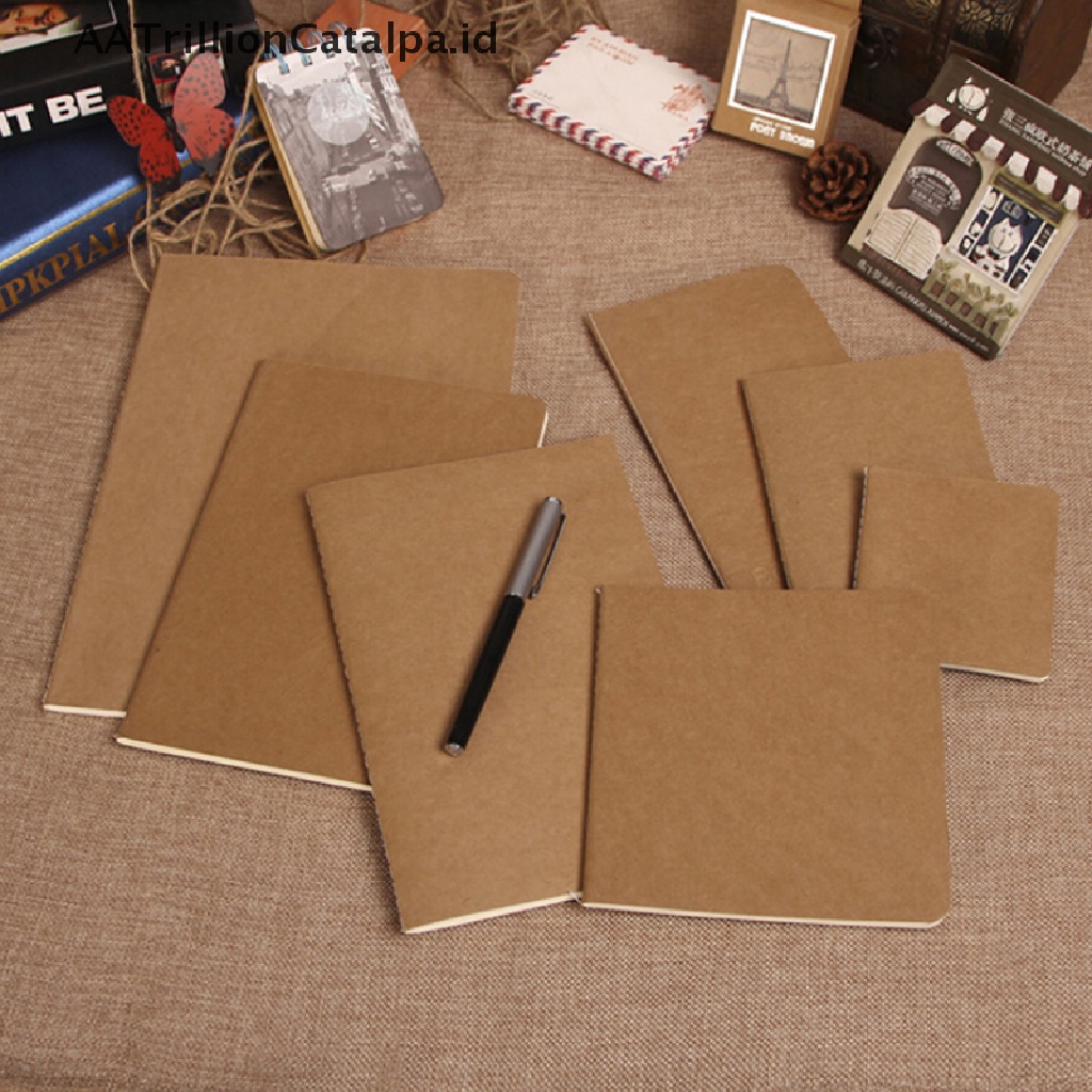 Buku Catatan / Jurnal / notebook / Catatan / Agenda / Diary vintage Kertas Kraft