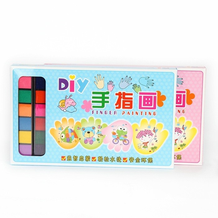 

DIY Finger Painting - Biru