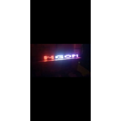 led strobo  text 5 baris