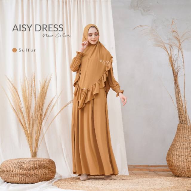 Aisy Dress dan Khimar New Color by Amily Hijab