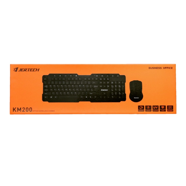 Keyboard Mouse Wireless Combo KM200 Jertech