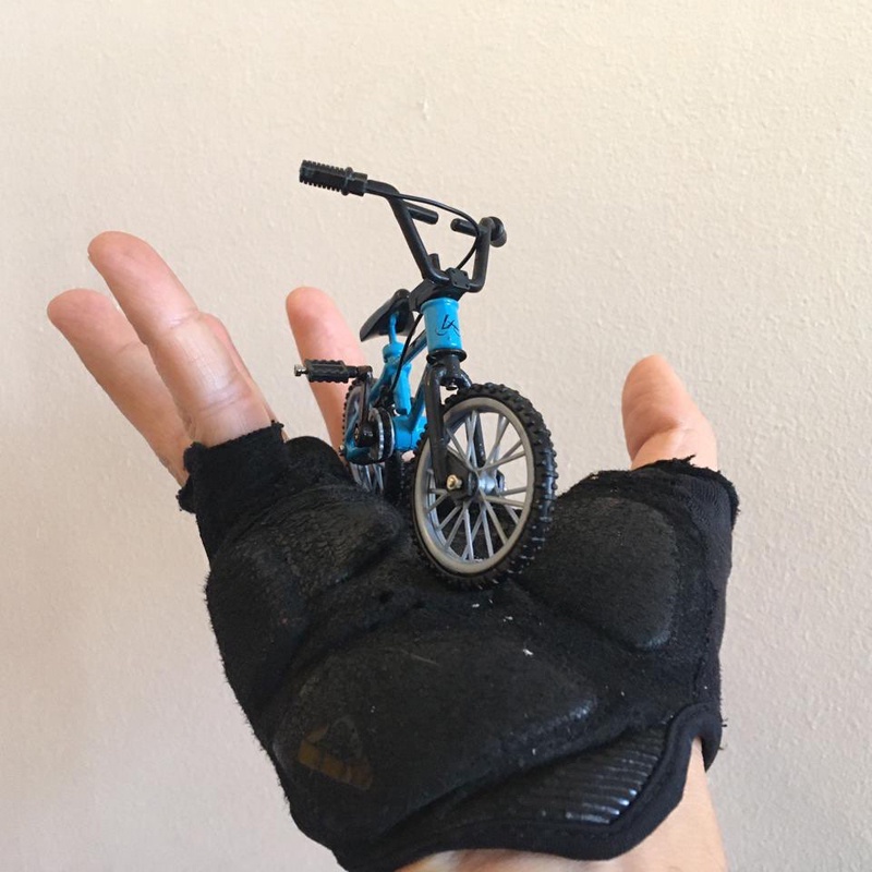 Mainan Simulasi Sepeda Bmx Mini Bahan Alloy Dengan Rem Untuk Anak