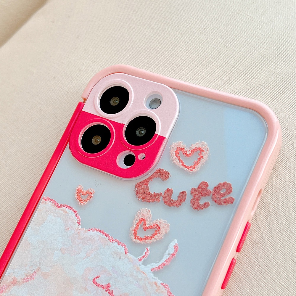 Casing iPhone 13 Pro Max 12 13 Pro Max 11 Pro Max X XS XR XS Max Motif Three in One