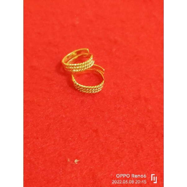 cincin anak model emas24k imitasi replika bisa di sepuh