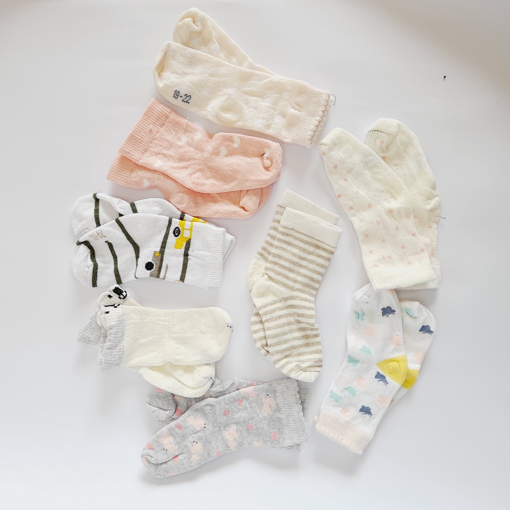 Kaos Kaki Bayi Newborn  [Random] Laki-Laki Perempuan Kaos Kaki Bayi Cowok Cewek