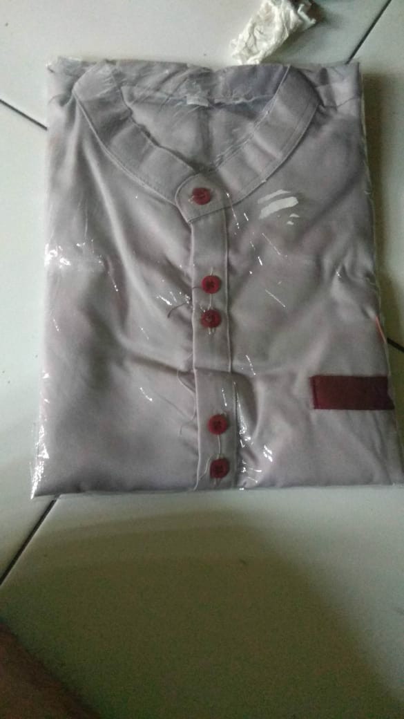 Bswart Batik Hrb026 Kenongo Hem Pendek Padi Pekalongan M L Xl Batik Pria Murah Modern Grosir