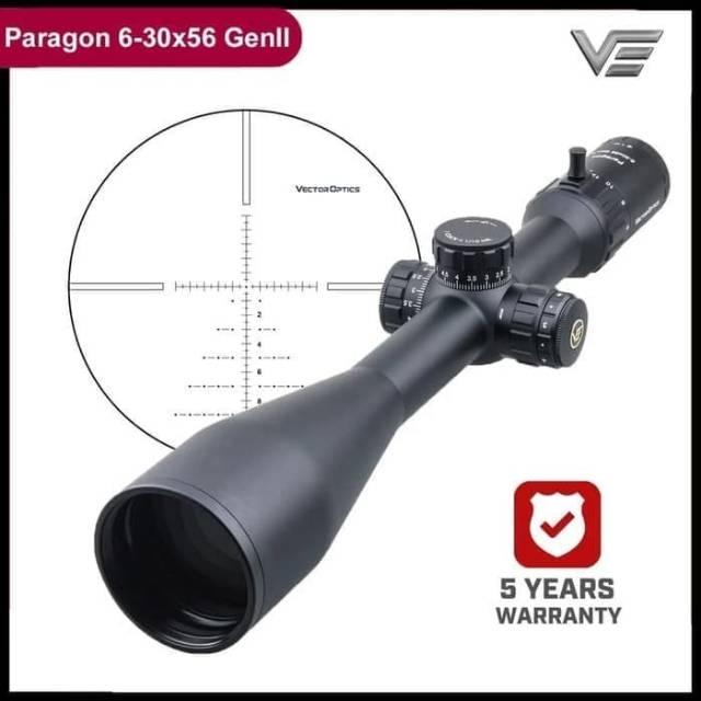 Telescope Teleskop Vector Paragon Gen II 6-30x56 SFP Vector Paragon Gen 2 Optics SFIR