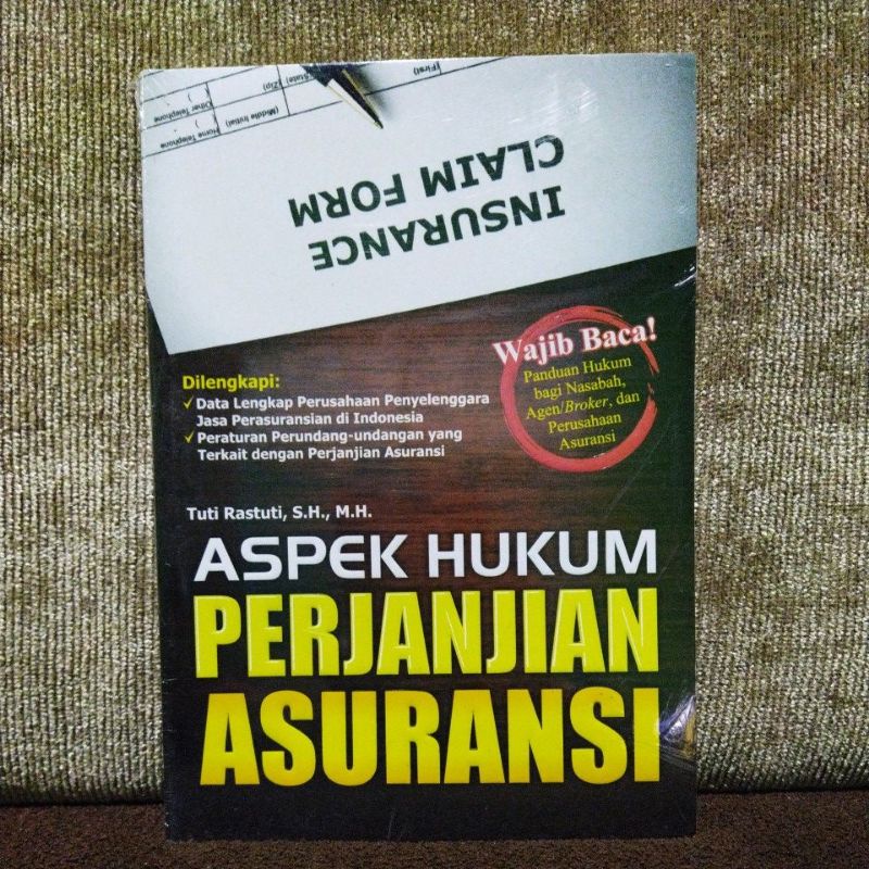 Aspek hukum perjanjian asuransi.  i6