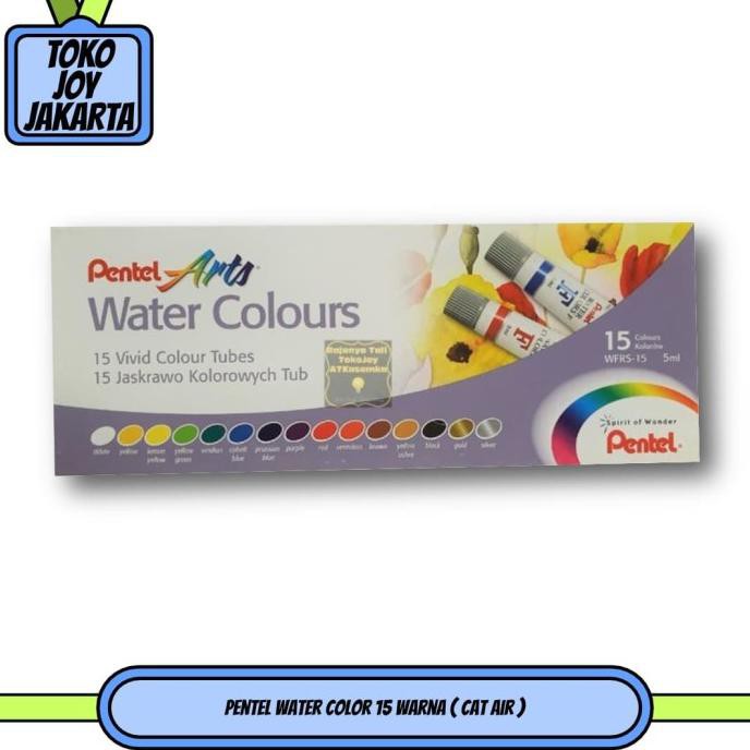 

Sale! Pentel Water Color 15 Warna ( Cat Air ) Murah