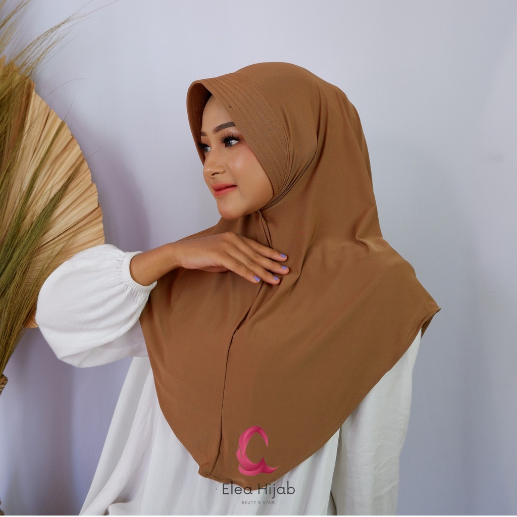 Raisa hijab bergo sport jersey / jilbab sport jersey pet antem