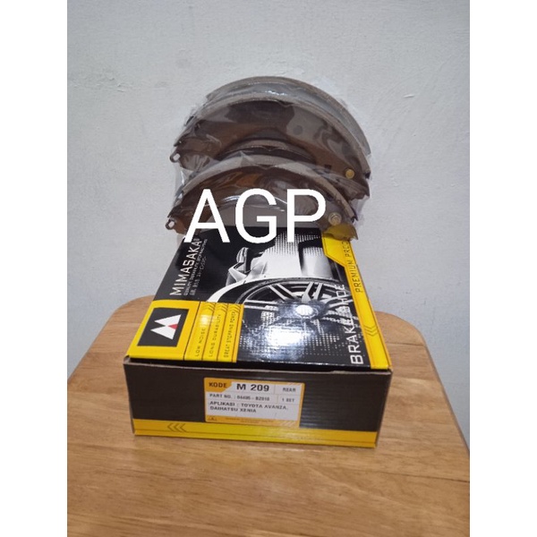 Brake Shoe Kampas Rem Belakang Avanza Xenia 04495-BZ010