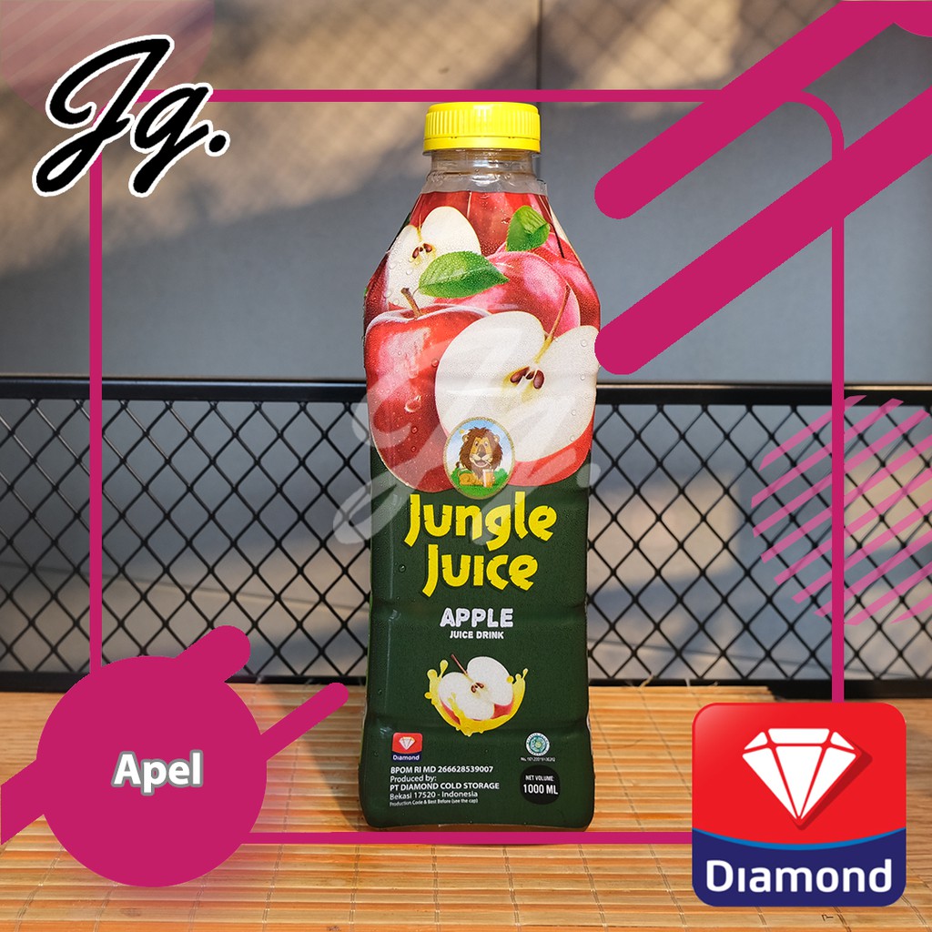 

JUNGLE JUICE 1 LITER APPLE | JUS BUAH APEL 1L