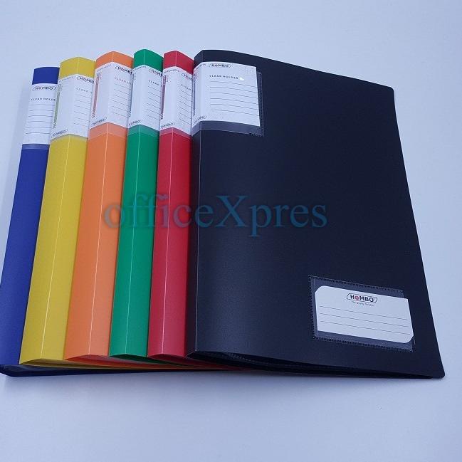 

(pdgl -543) Map Plastik / File Dokumen Keeper / Clear Holder F4 Folio 60 Lembar Hombo sweh121