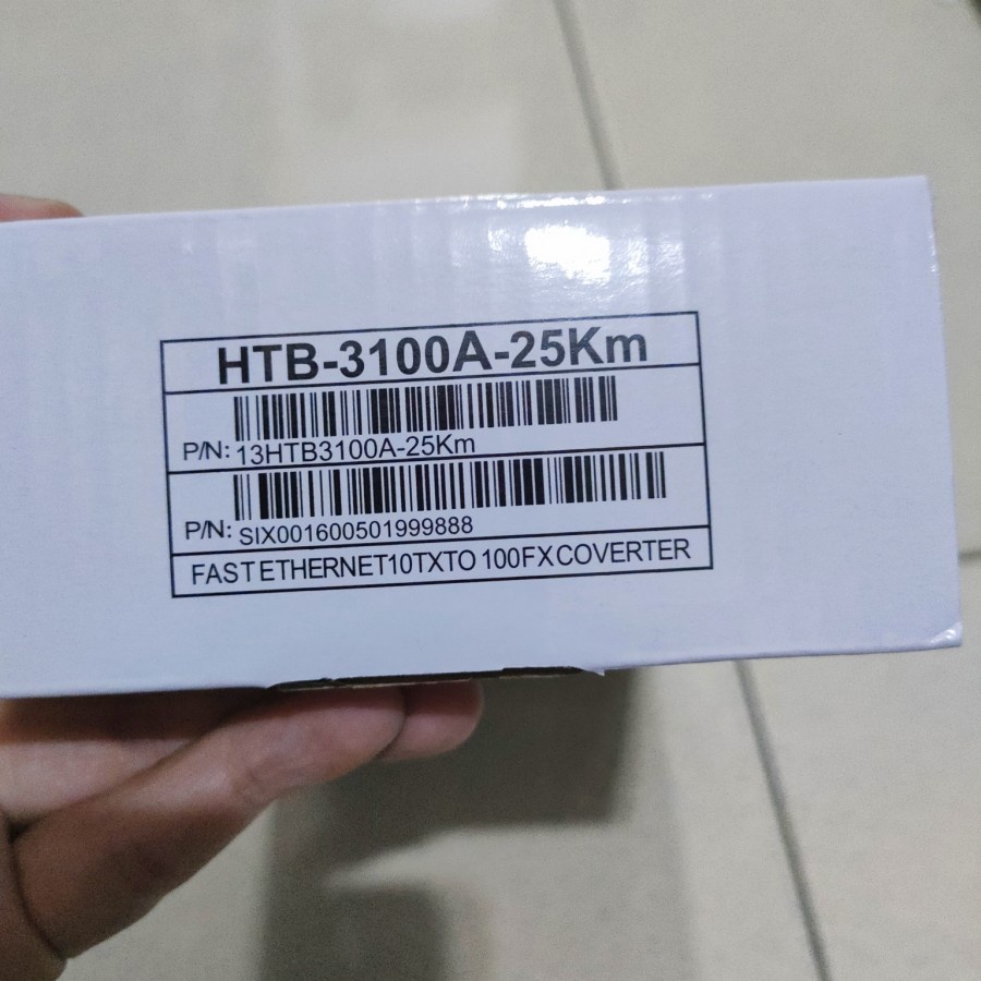 HTB 3100 A+B Fiber Media Converter Optic Device Netlink 10/100Mbps RJ45 Single Mode 25km