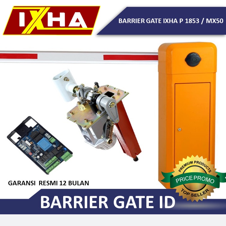 Jual Barrier gate palang parkir mx50 mx 50 original Tanpa Palang