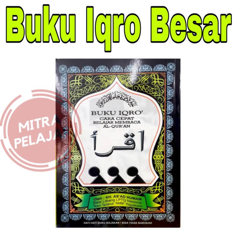 Buku Iqro Besar /Iqro /Buku ngaji / Buku Iqro