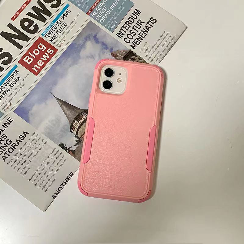 Armor Phone Case For iPhone 14B13 12 11 Pro X XS Max XR 7 8 6 6S Plus Case 3 in 1 Hybrid PC TPU Shockproof Defender Cover for iPhone 11 12 13 Pro Max