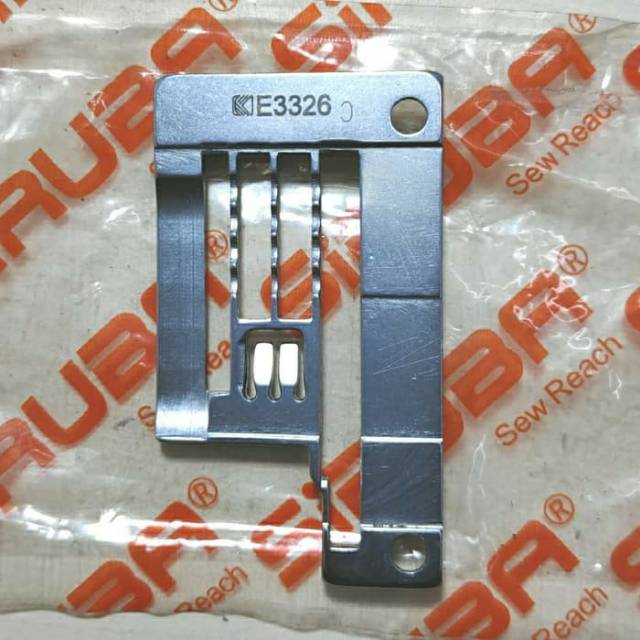 Needle Plate E3326 Original Siruba Mesin Jahit Kam/Kamkut/Overdeck