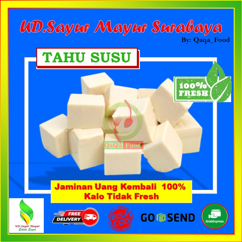 

Tahu susu Segar fresh Lauk Pauk Murah Berkwalitas Premium 1Pack - UD040