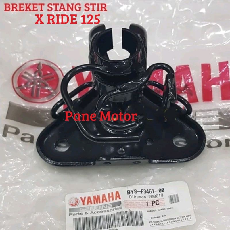 DUDUKAN BREKET BRECKET STANG STIR X-RIDE 125 X RIDE 125 ORISINIL YGP BY8