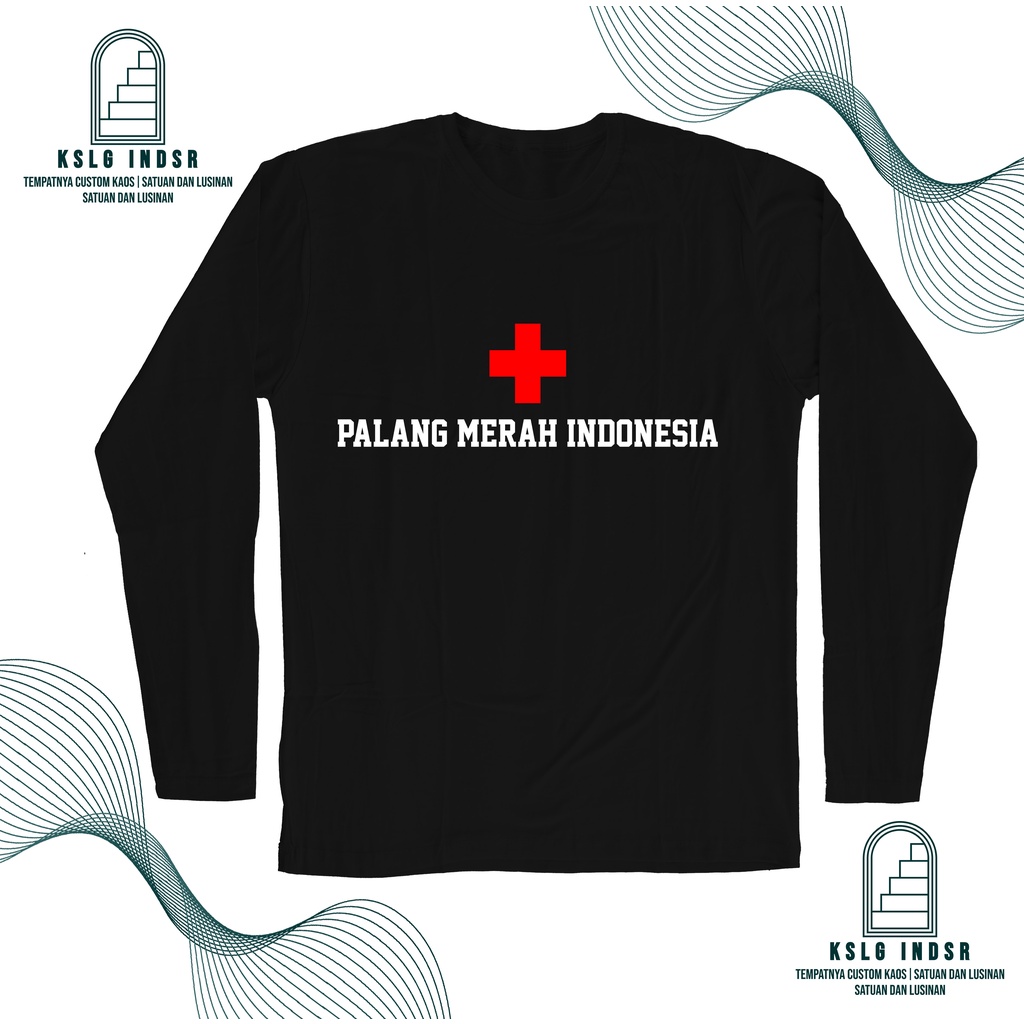 Kaos Baju PMI PALANG MERAH INDONESIA PANJANG