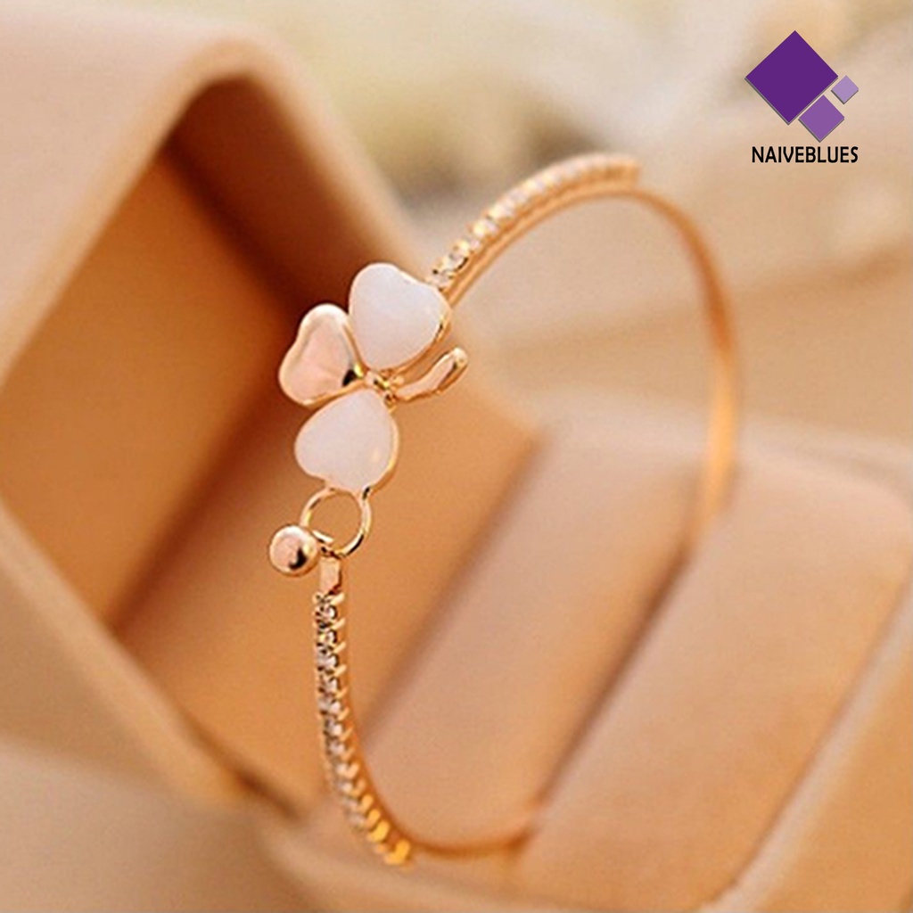 Gelang Rantai Desain Hati Bahan Alloy Untuk Wanita