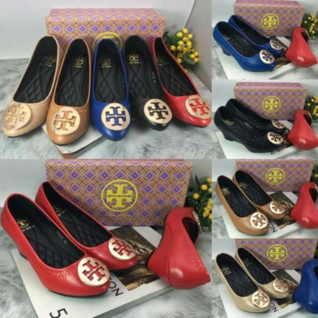 SEPATU TORY WEDGES 5.5 CM