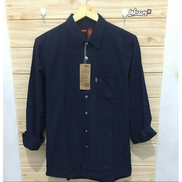 Kemeja Panjang Polos Pria Terbaru Kemeja Polos Pria Kekinian Kemeja Panjang Casual kemeja kasual termurah kemeja polos pria