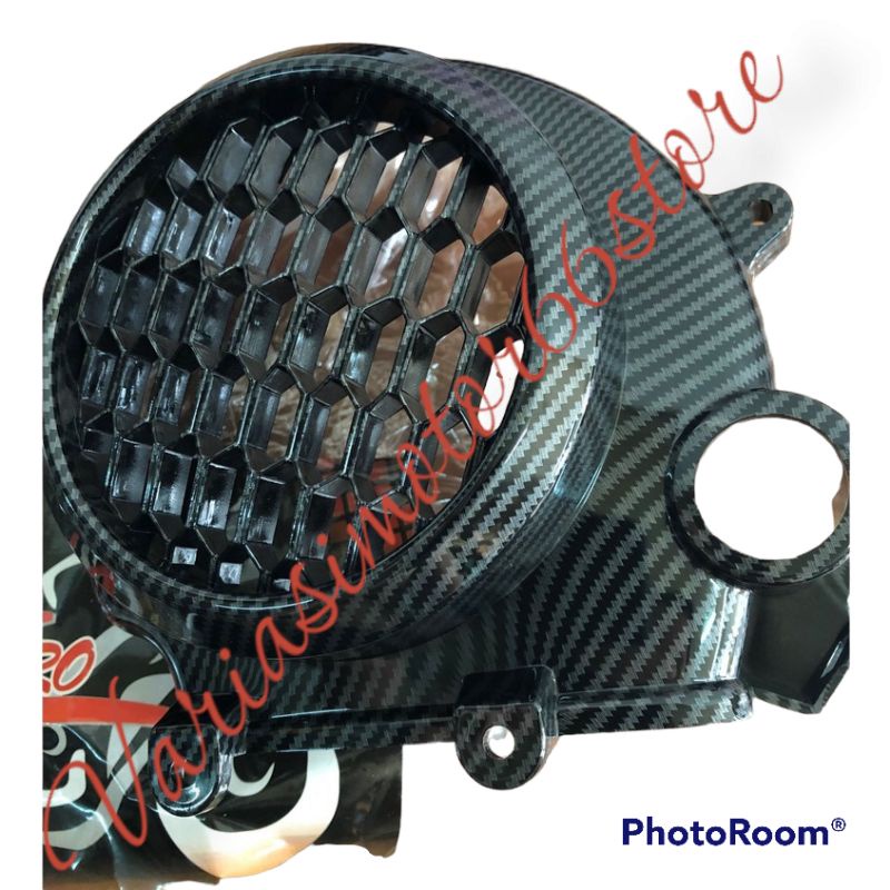 cover tutup kipas carbon beat deluxe, scoopy fi 2020-2022