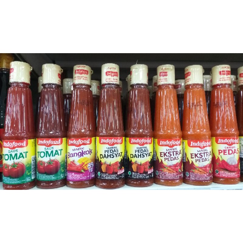 

saus sambal saus tomat saus cabai indofood 135ml