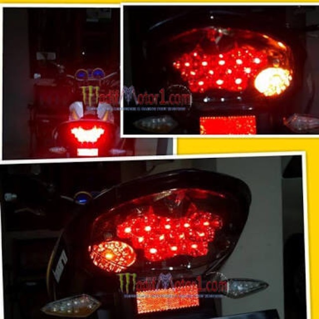 Lampu stop vixion old vixion lama led plus sen