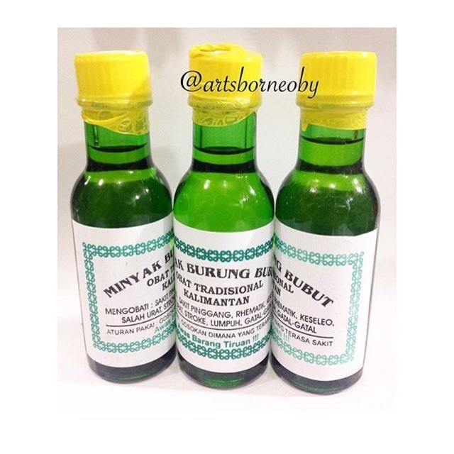Best Seller Minyak Burung Bubut Butbut Kalimantan Shopee
