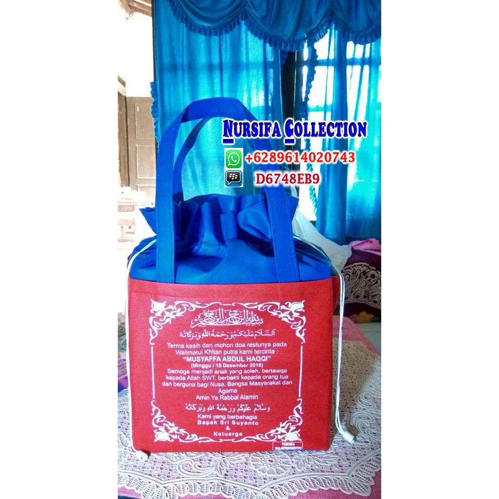 Tas Berkat Hajatan Serut Motif  / tas undangan nikah tas berkat hajatan tas event